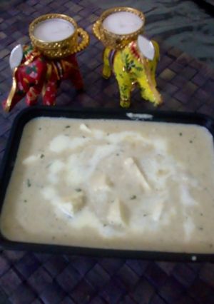A picture of Nawabi paneer.