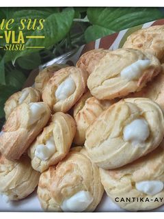 Foto resep Kue Sus Vla Susu,lembut dan enak