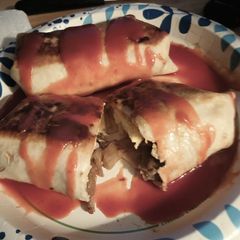 A picture of Steak and Egg Wraps.
