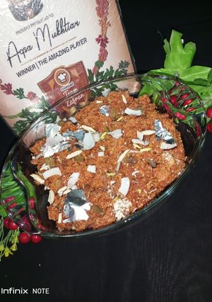 A picture of Sweet carrot halwa.