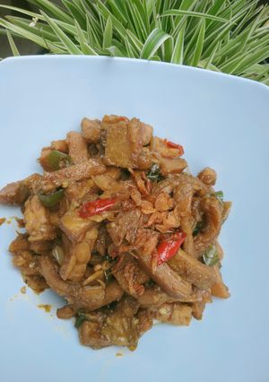 Foto resep Oseng kikil kulit kerbau