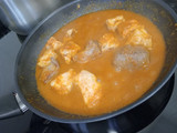 Pavo guisado en salsa