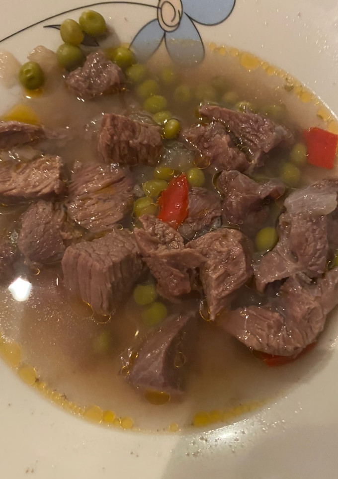 Una foto de Carne de vacuno guisada en olla a presión