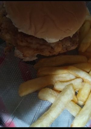 Una foto de Hamburguesa vegetariana