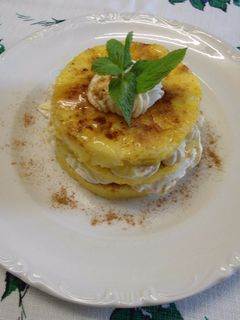 Una foto de Milhojas de piña