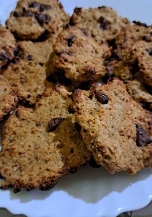 Una foto de Galletitas de banana y chocolate 🍪🤤