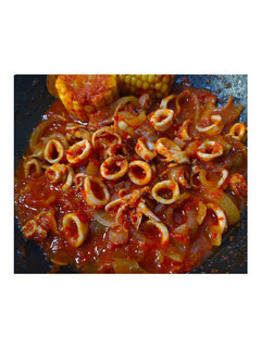 Foto resep Cumi asam manis pedas