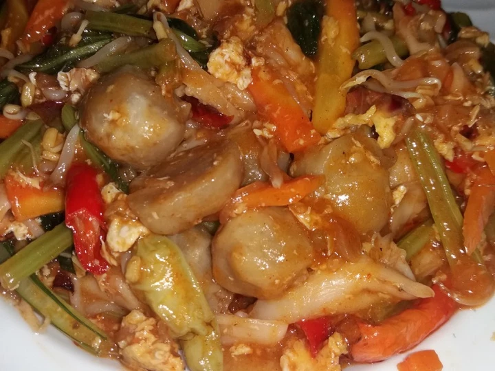 Langkah Mudah untuk Membikin Resep Tumis jamur bakso saus tomat yang Enak Banget Anti Ribet, Lezat Sekali