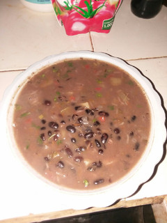 Una foto de Sopa de Caraotas a mi estilo