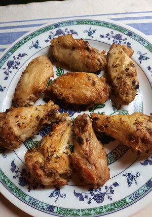 Una foto de Alitas de pollo en airfryer
