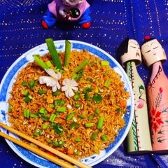 Schezwan Pepper Fried Rice A picture of Schezwan Pepper Fried Rice.