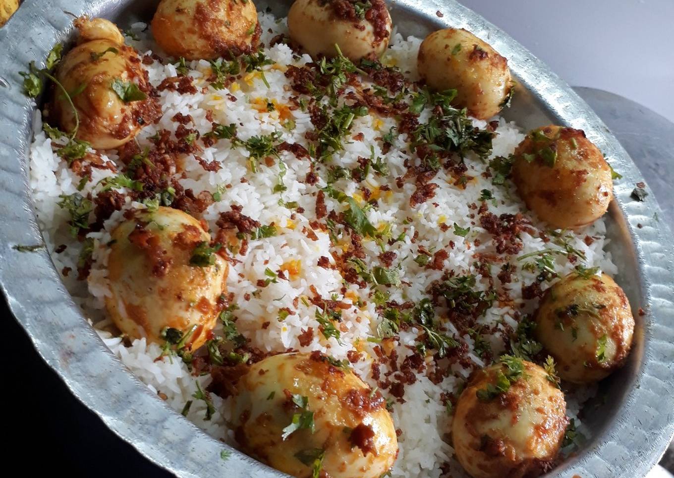 Egg biryani