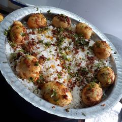 Egg biryani A picture of Egg biryani.