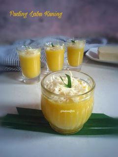 Foto resep Puding Labu Kuning Santan