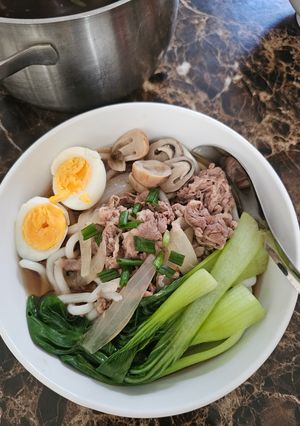Hình của món Udon bò.