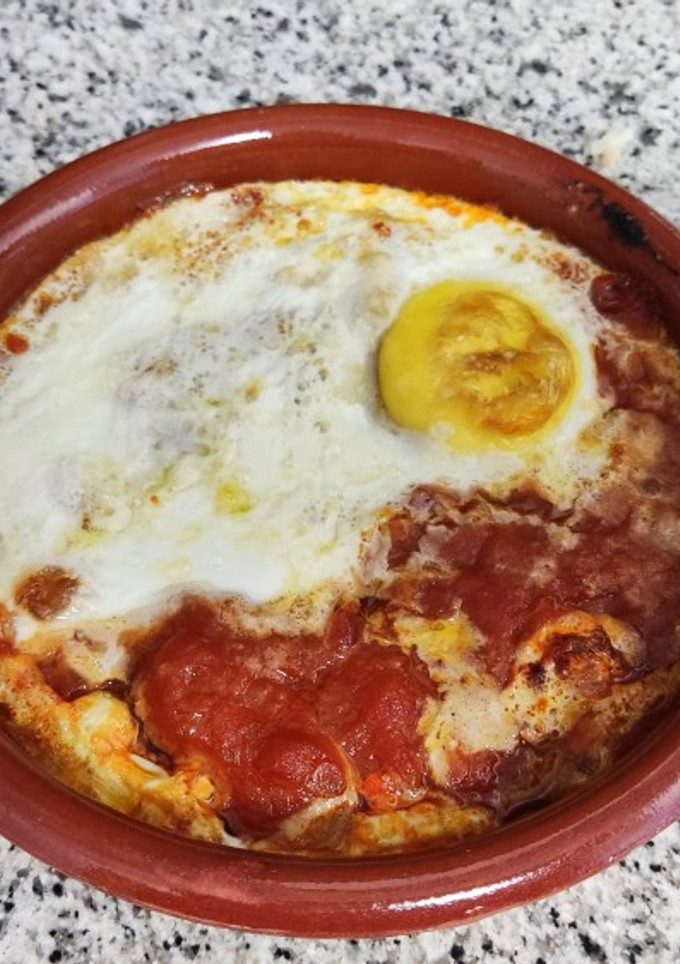 Una foto de Huevos al plato en AirFryer