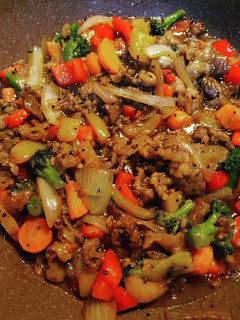 Foto resep Black Pepper Beef W/ Vegetables