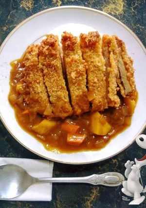 簡易炸豬排咖哩飯 的食譜成品照片