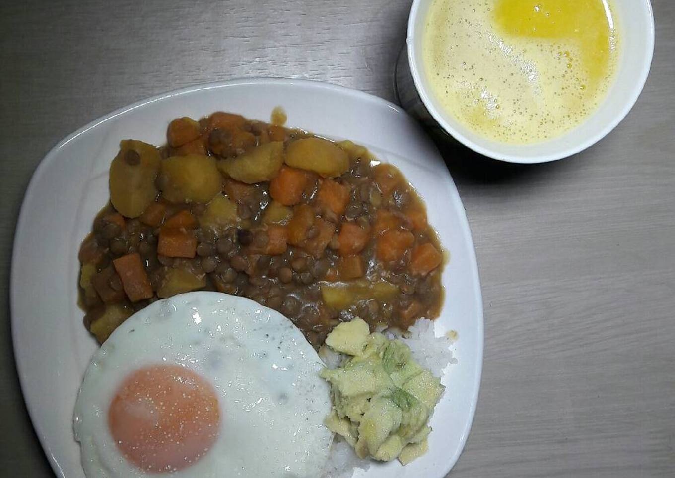 Lentejas con zanahoria