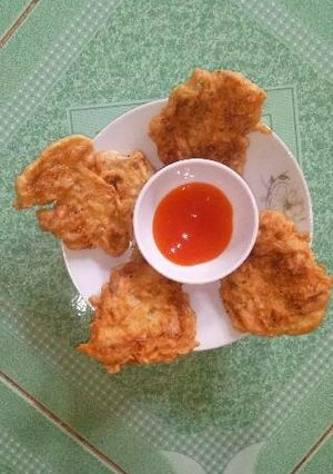 Hình của món Tép chiên bột.
