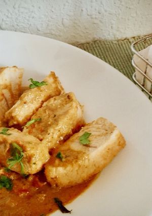 Foto principal de Solomillo de pavo en salsa de yogur y limón