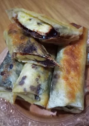 Foto resep Lumpia pisang coklat lumer