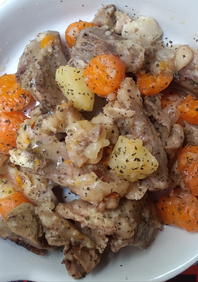 Una foto de Patatas con carne
