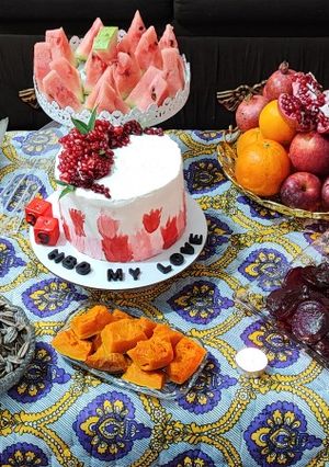 عکسی از دستور 🎉کیک تولد آقای دلم 🎊