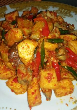 Foto resep Sambal jengkol+tahu+hati ayam