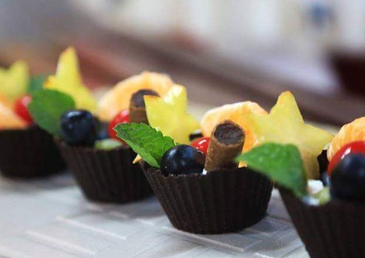 Steps to Prepare Quick Chocolate cup