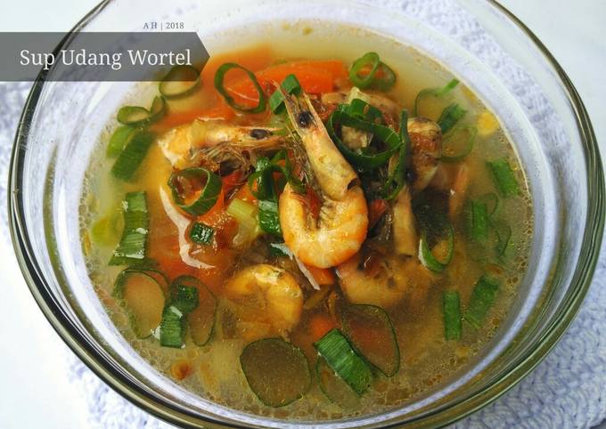 Sup Udang Wortel foto resep utama