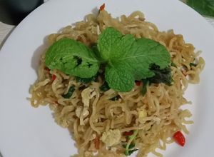 Foto resep Mie goreng daun Mint