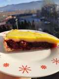 Tartă cu jeleu de fructe de pădure și cremă de vanilie