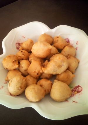 A picture of Semovita balls.