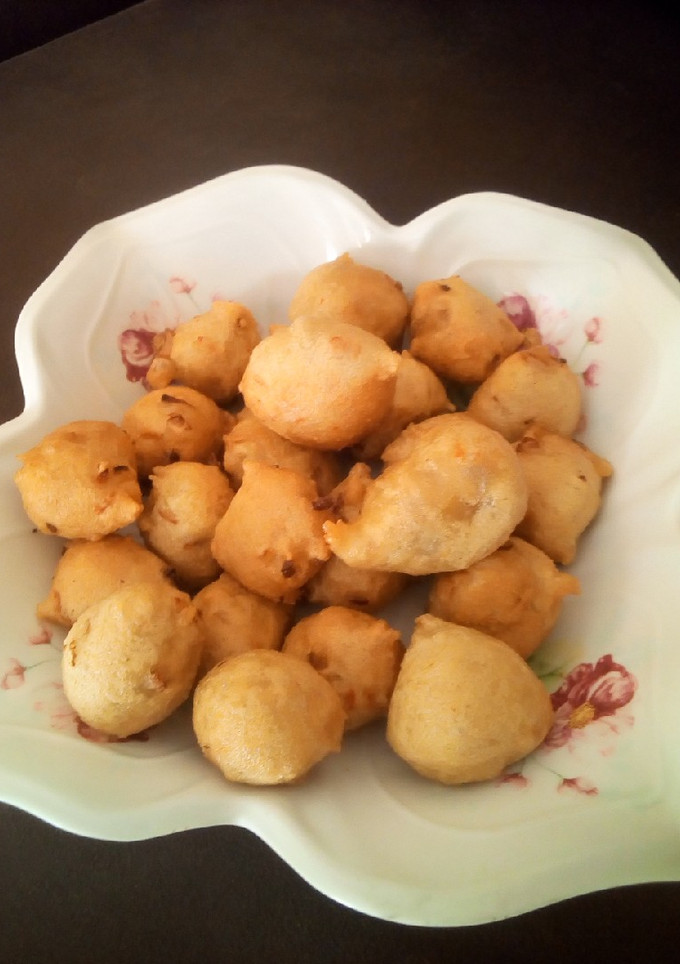 A picture of Semovita balls.