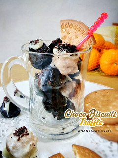 Foto resep Choco Biscuits Truffle (No Bake)