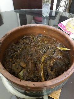 صورة لوصفة طاجن بامية بالريش الضاني
