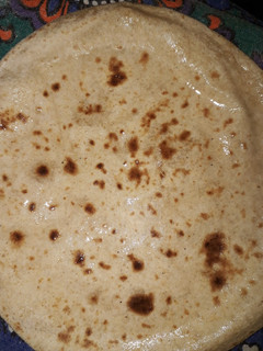 A picture of Plain chapati.