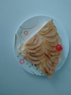 Una foto de Tarta de manzana con crema pastelera