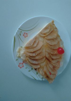 Foto principal de Tarta de manzana con crema pastelera