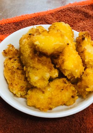 Hình của món Bánh Sữa Tươi chiên.