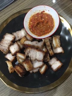 Foto resep Crispy pork belly (Non Halal)