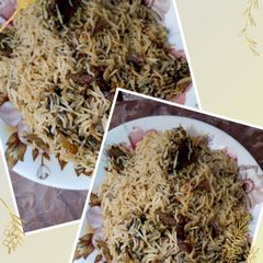 A picture of Palak Rice.