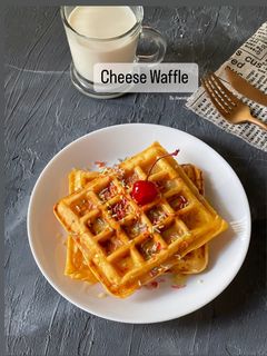 Foto resep Cheese waffle