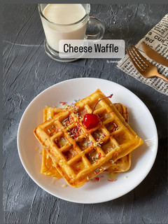 Foto resep Cheese waffle