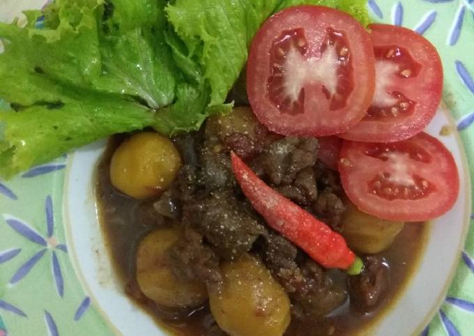 Semur Daging Kentang (PR_aneka semur)