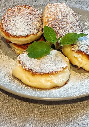 "SZIRNYIKI" egészséges változata 🥞 recept fotója