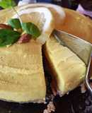 Vegan lemon cheesecake pie