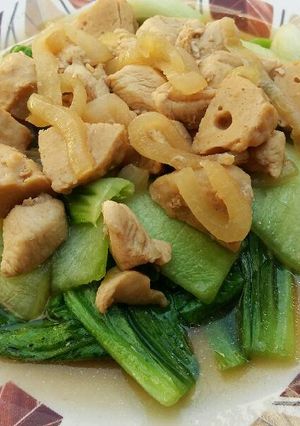 Foto resep Tumis Pakcoy Ayam Bakso