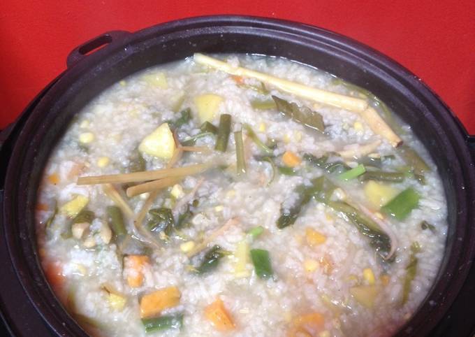 Resep Bubur manado magicom yang Menggugah Selera